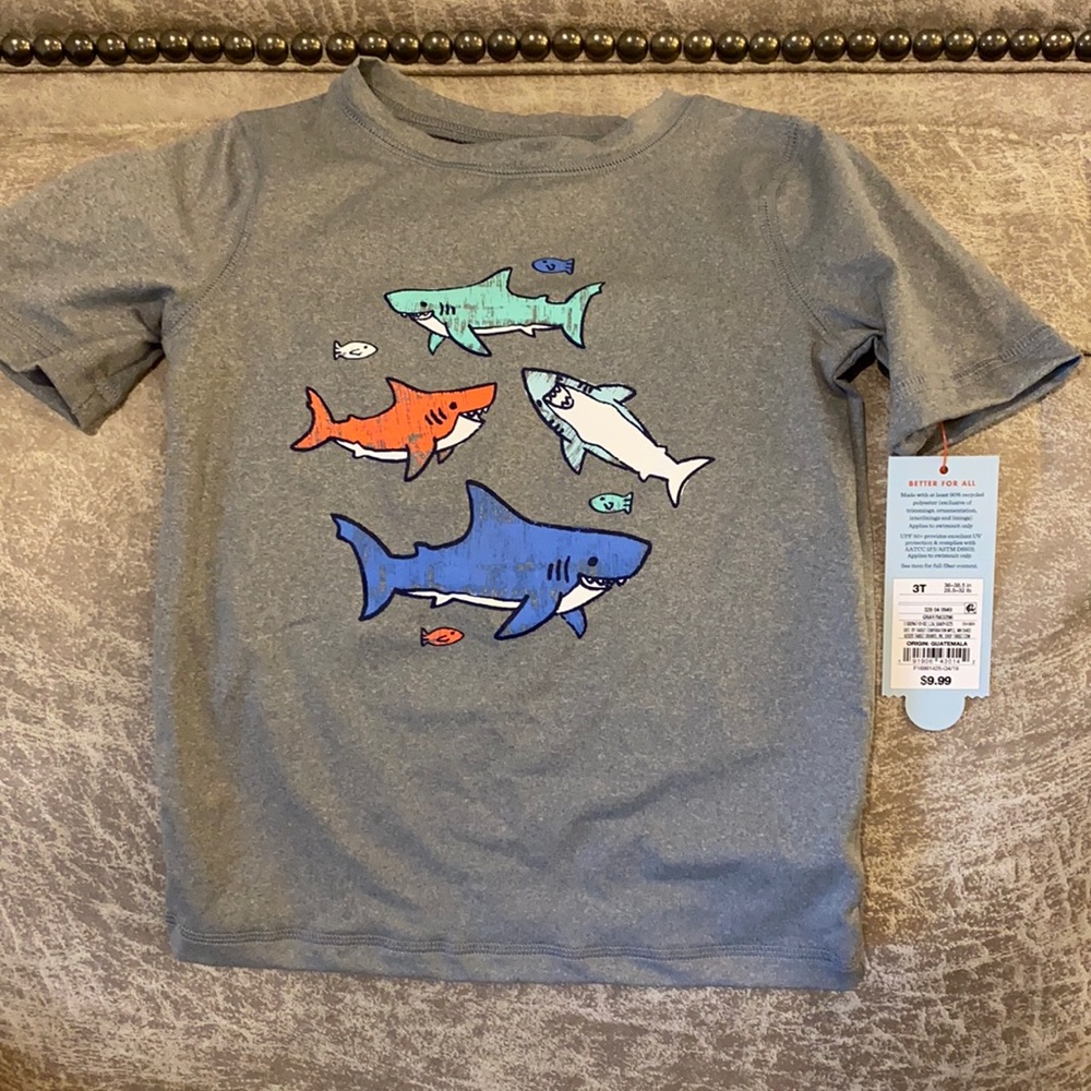 Brand new cute boys swim top